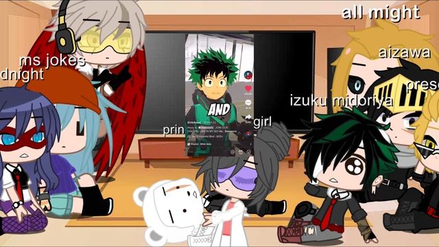 Pro heroes react to my fyp on tiktok ((pretty short because I was kinda lazy)) смотреть онлайн