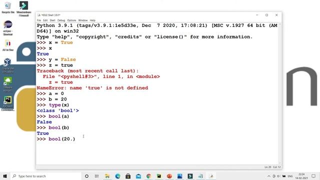 Python boolean data type | Python Booleans | Python Tutorial in Hindi смотреть онлайн