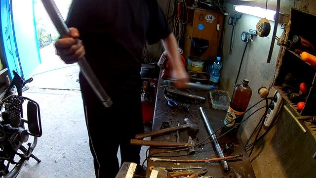 Ремонт передней вилки мотоцикла Минск ч.1