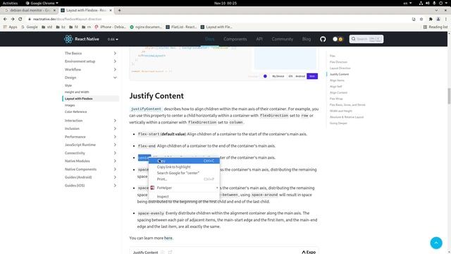 Get start react native with Henry P5 - JustifyContent Property смотреть онлайн