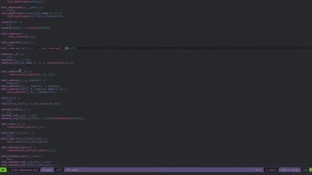 Erlang: walk through recursive functions смотреть онлайн