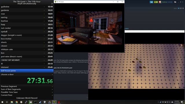 The 7th Guest and The 11th Hour in 56m17s simultaneously смотреть онлайн