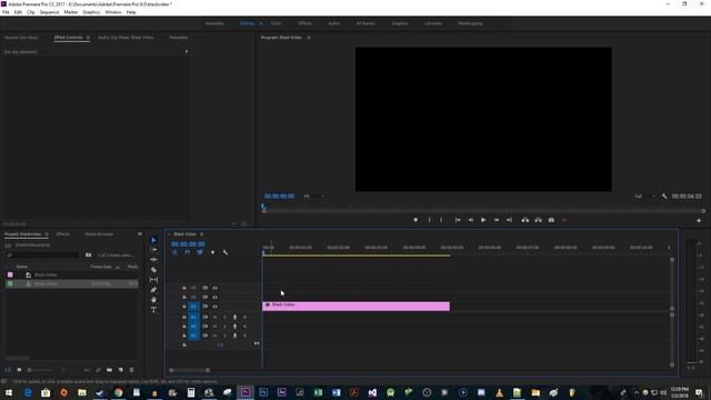 Premiere Pro CC : How to Add Black Video Background смотреть онлайн