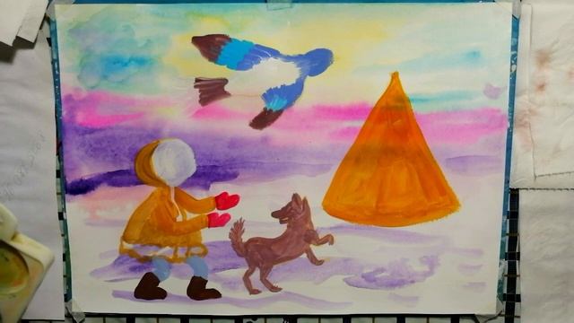 Как нарисовать сказку народов Крайнего Севера "Кукушка" смотреть онлайн