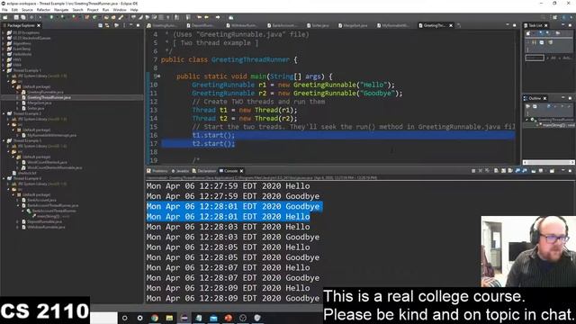 CS 2110 - Concurrency Day 1 смотреть онлайн