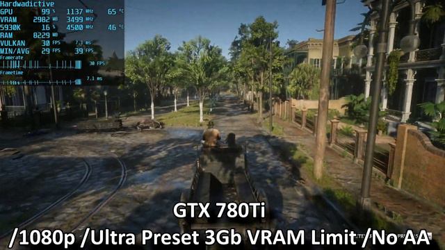 GTX 780Ti - Red Dead Redemption 2 Benchmark - /Vulkan /1080p /Ultra смотреть онлайн
