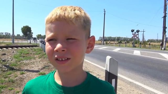 Поезд и Железная дорога Супер Лев Товарняк и Пассажирский Поезд ЖД переезд смотреть онлайн