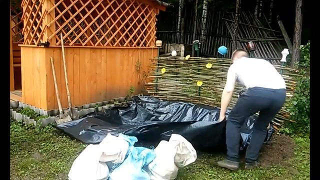 декоративный пруд на даче своими руками смотреть онлайн