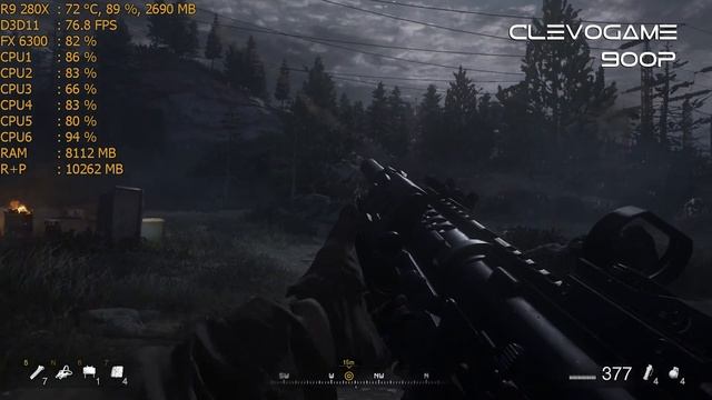 Call of Duty Modern Warfare Remastered R9 280x - 1080p - 900p смотреть онлайн