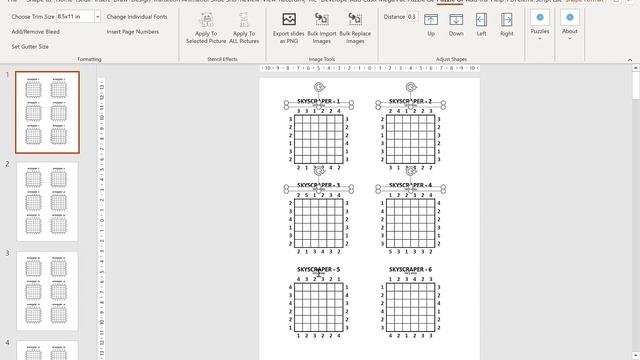 How To Create Skyscrapper Puzzles For KDP in PowerPoint смотреть онлайн
