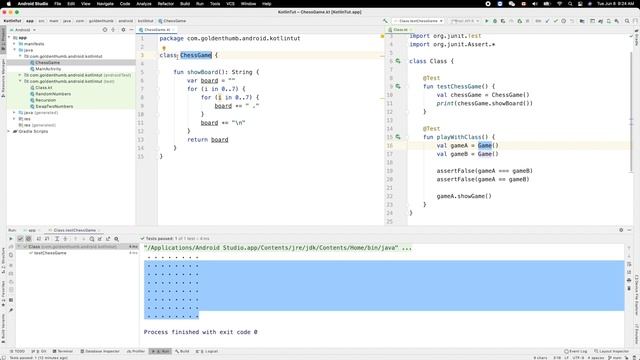 Kotlin012: making ChessGame a singleton with "object" смотреть онлайн