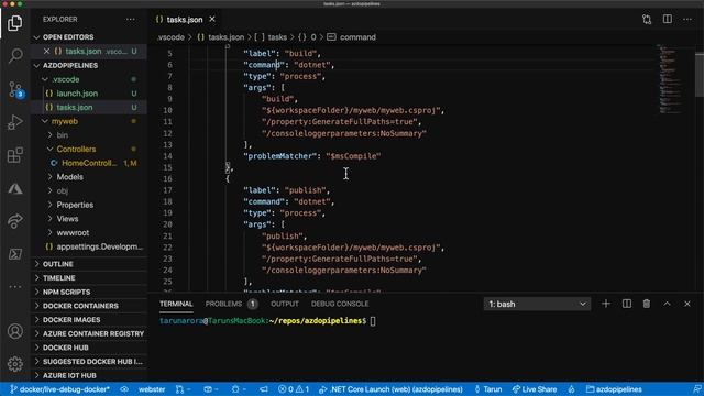 Debug docker container | live debug docker image using VsCode | #docker #devops смотреть онлайн