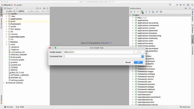 Setup OFBiz in IntelliJ IDEA IDE смотреть онлайн