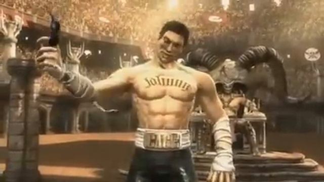 Mortal Kombat - Johnny Cage win pose смотреть онлайн