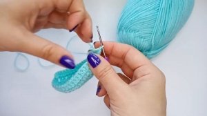 Следки крючком / Подробный Мастер-класс / Следки для начинающих крючком / Простой способ