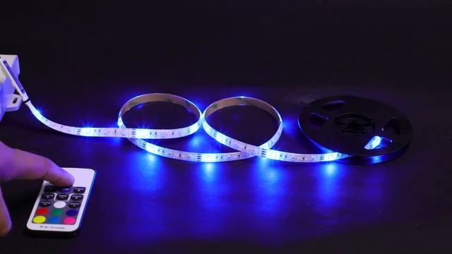 5V USB Type RGB LED Strip With 17Keys смотреть онлайн