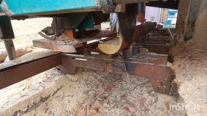 ПДПУ-600 в деле, Распиловка брёвен на доски.