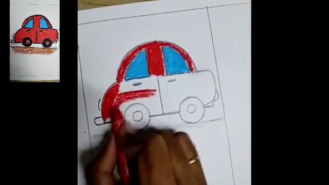 Car drawing for kids||How to draw a car||car drawing easy||Archana art works смотреть онлайн