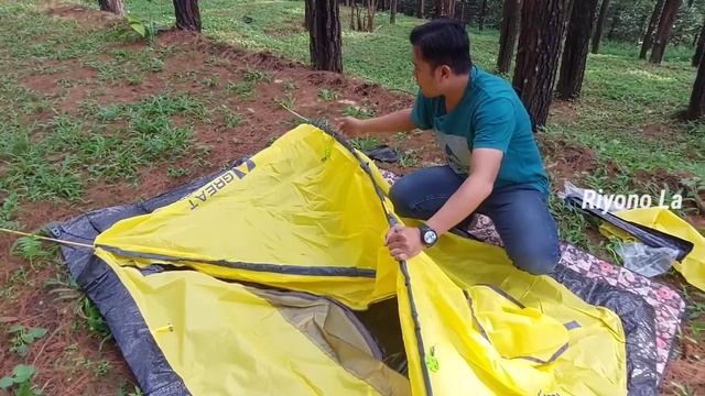 Review || Tenda Great Outdoor Kapasitas 2 Orang dan Cara Memasangnya || Update 2022 смотреть онлайн