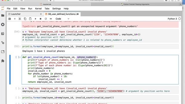 Mastering Python - User Defined Functions - 07 Keyword Arguments смотреть онлайн