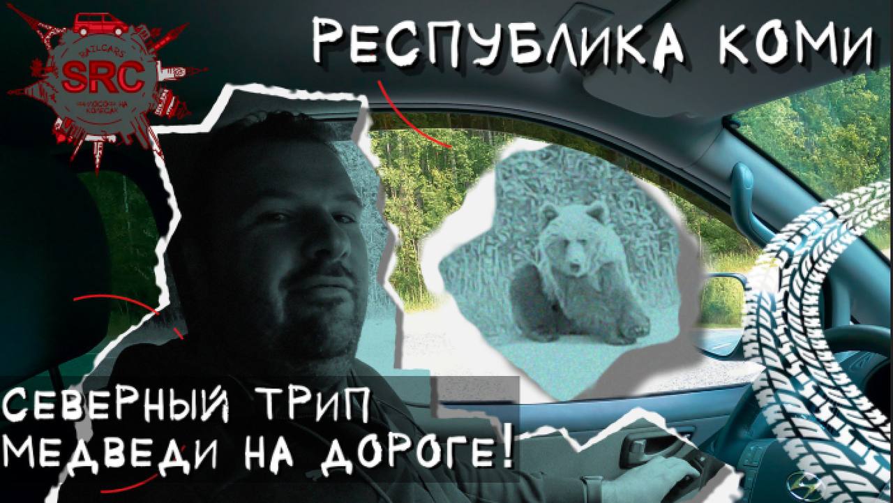 Коми! Сыктывкар Ухта Печора! Медведи на дороге! Большой северный трип! #Коми смотреть онлайн