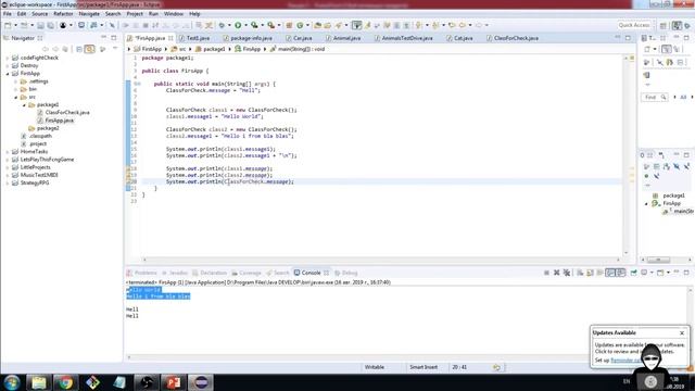 Java для новичков #3 Модификаторы доступа, статика, перегрузка, конструкторы смотреть онлайн