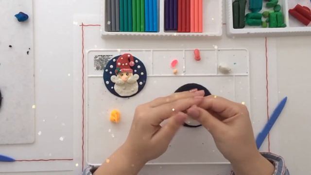 Дед Мороз из пластилина. Как слепить Деда Мороза из пластилина. смотреть онлайн