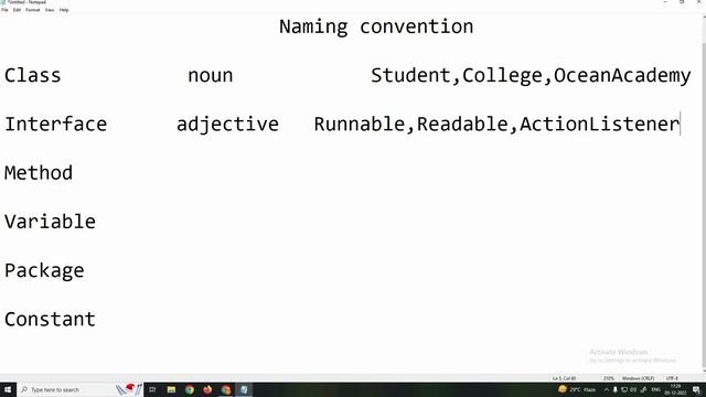 #9 Java Tutorial | Naming Convention in Java | Java in Tamil смотреть онлайн