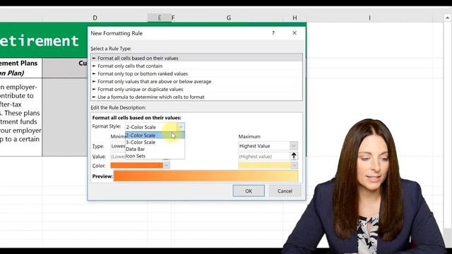 How to Change Cell Color In Excel Based on Value (Conditional Formatting in Excel) смотреть онлайн