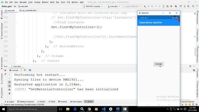 #16||Flutter GetX Tutorial || Dependency Injection Get.put - Get.lazyPut - Get.putAsync - Get.creat смотреть онлайн