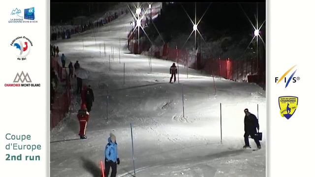 2ème manche du 2 janvier 2015 : Coupe d'Europe de Slalom Hommes - Mens' Slalom European Cup смотреть онлайн