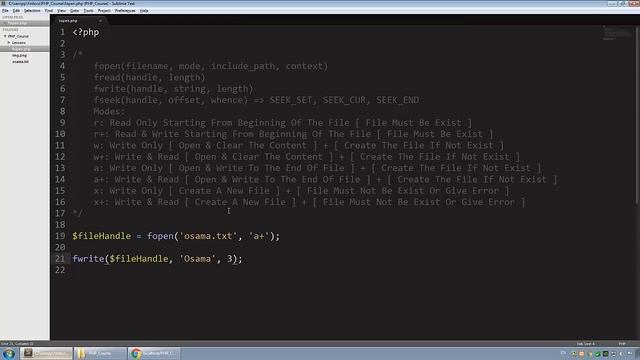 [ Learn PHP 5 In Arabic ] #78 - File System - Fclose + Training 2 смотреть онлайн
