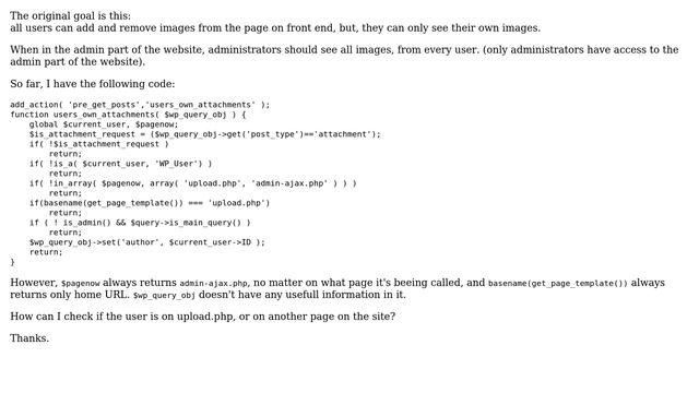 Wordpress: How to know what page is calling admin-ajax.php? смотреть онлайн