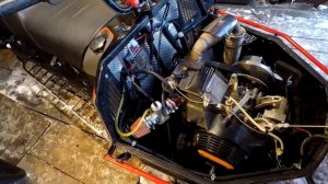 ПЗ 32 на ЛИФАН КР460 в самодельном снегоходе