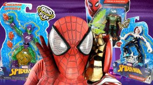 ЧЕЛОВЕК-ПАУК ЭНДРЮ - РАСПАКОВКА: ЗЕЛЁНЫЙ ГОБЛИН, МИСТЕРИО И ГВЕН-ПАУК! СБОРНИК!