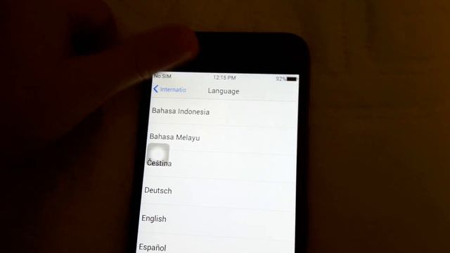 Как поставить  русский  язык  на  Айфон 6 S