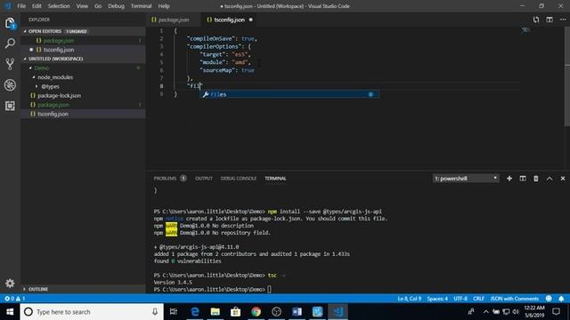 Arcgis javascript api - using visual studio code and typescript for intellisense смотреть онлайн