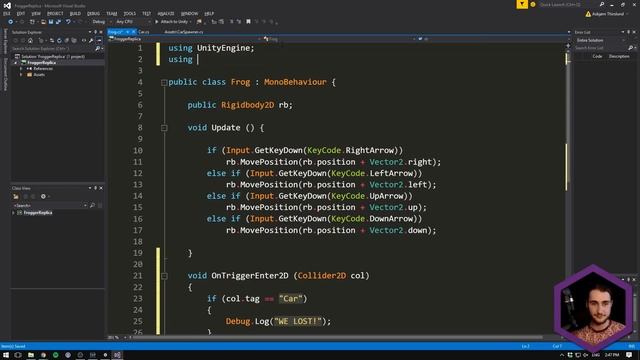 How to make a FROGGER Replica in Unity (Livestream Tutorial) смотреть онлайн