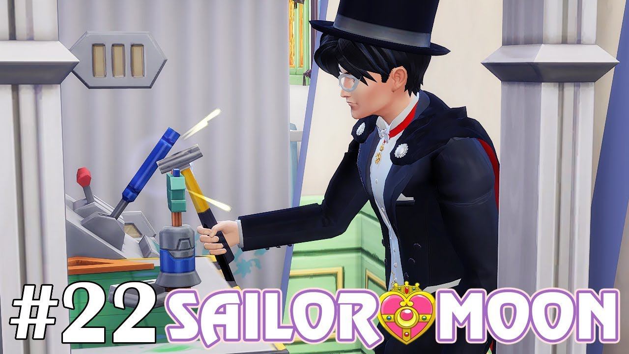Учимся делать роботов - The Sims 4 - Sailor Moon #22 смотреть онлайн