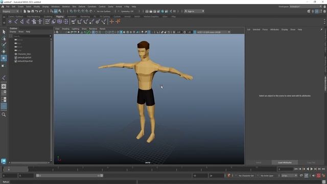 Создание скелета в Maya. смотреть онлайн
