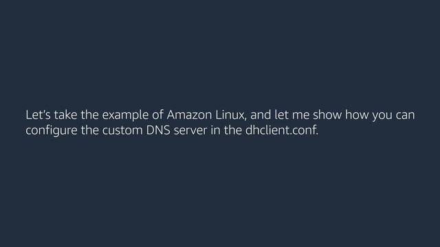 How do I assign a custom DNS server to an EC2 instance (VPC) which persists across reboots? смотреть онлайн