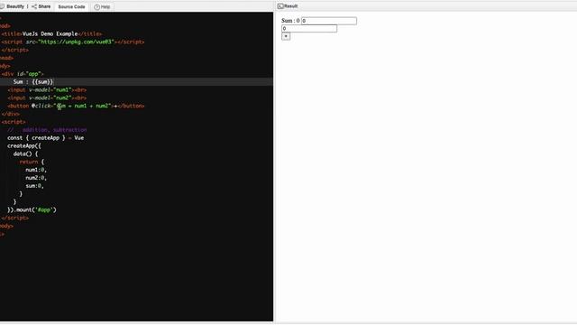 Vue lesson, addition, subtraction, #vuejs #development смотреть онлайн