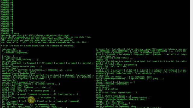 Linux tip - how to list all bash builtin commands смотреть онлайн