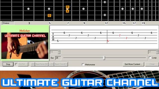 [Guitar Solo Tab] Holiday (Scorpions) смотреть онлайн