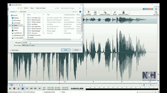 How to Save and Convert Audio | WavePad Audio Editor Tutorial смотреть онлайн