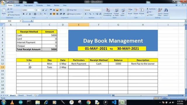 How to create Day Book Report in Excel ( The Easy Way ) смотреть онлайн