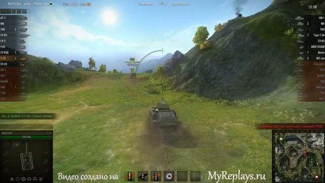 WOT: Перевал - Т-28 - 6 фрагов - смотреть онлайн