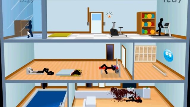 ClickDEATH GYM Walkthrough Flash Game Walkthrough смотреть онлайн