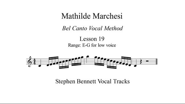 Lesson 19 for low voice смотреть онлайн