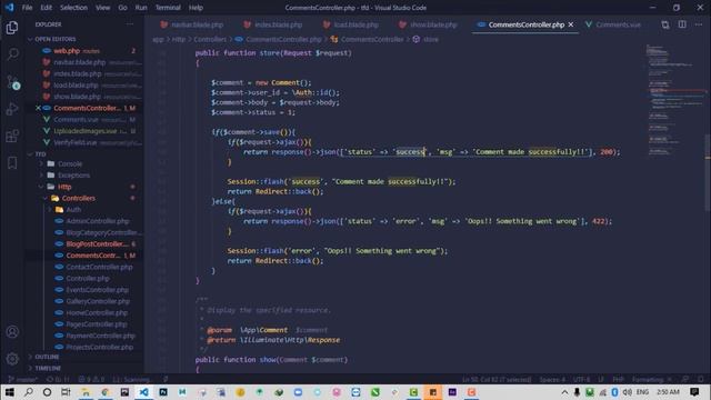 Laravel Vue Comments Part04 смотреть онлайн